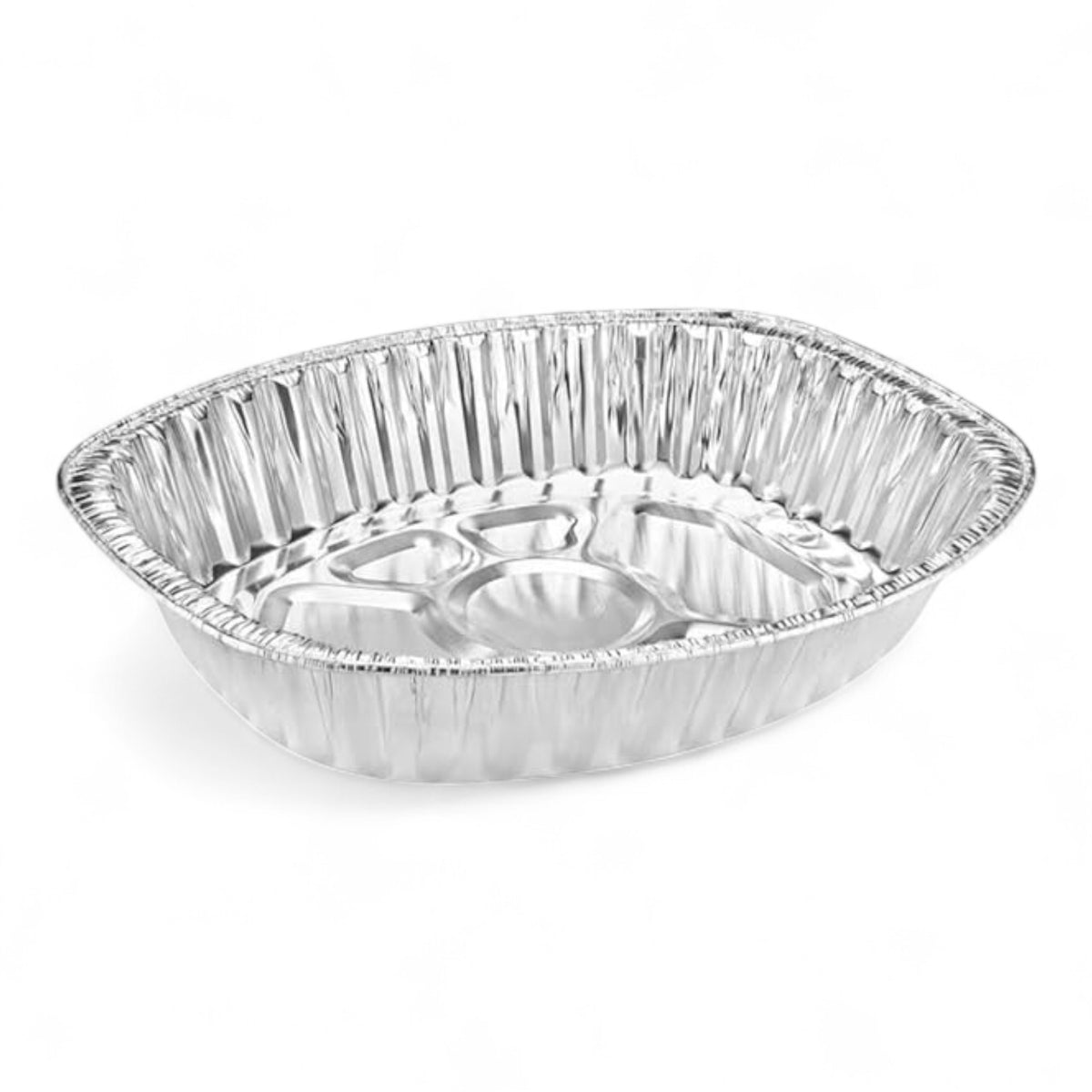 BANDEJA D/ALUMINIO OVAL 52X34X8CM