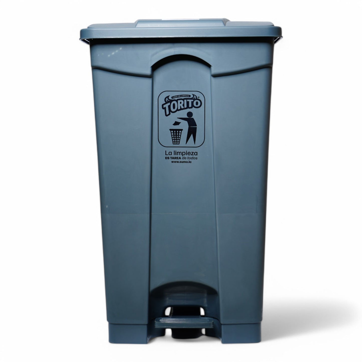 BASURERO PLASTICO C/RUEDA 87LT/23GAL