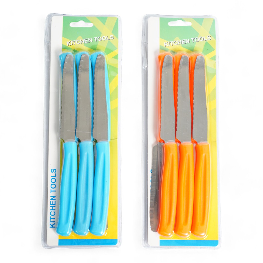 JGO 6PZA CUCHILLO D/MESA 21.5CM