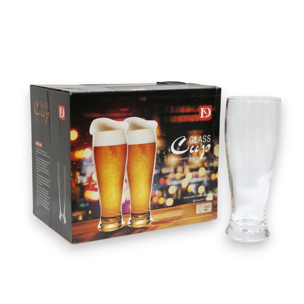 VASO CERVEZA 440ML (SET DE 6)