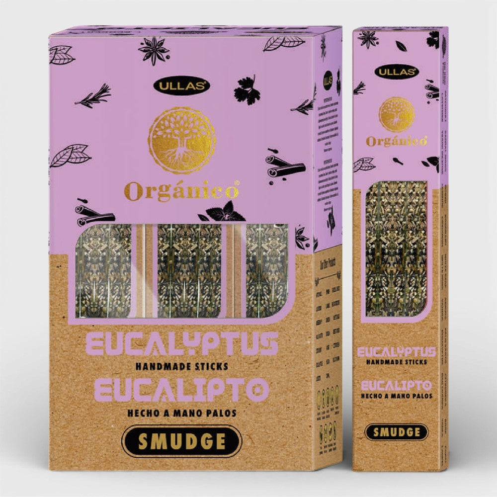 INCIENSO ORGANICO EUCALIPTO (PAQ DE 10 UNI~25 GRAMOS)