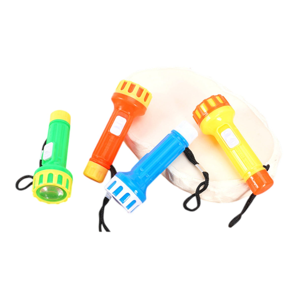 LINTERNA LED 8X3CM (RISTRA DE 6PZA)