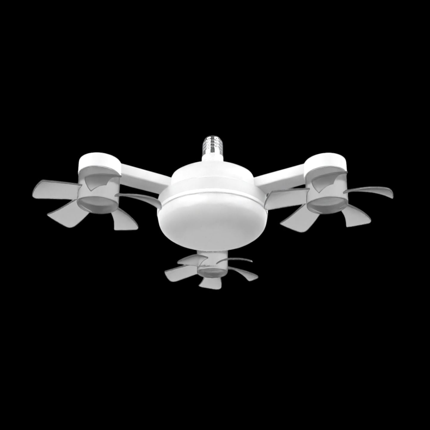 ABANICO DRON 3 C/LAMPARA LED E27 50W