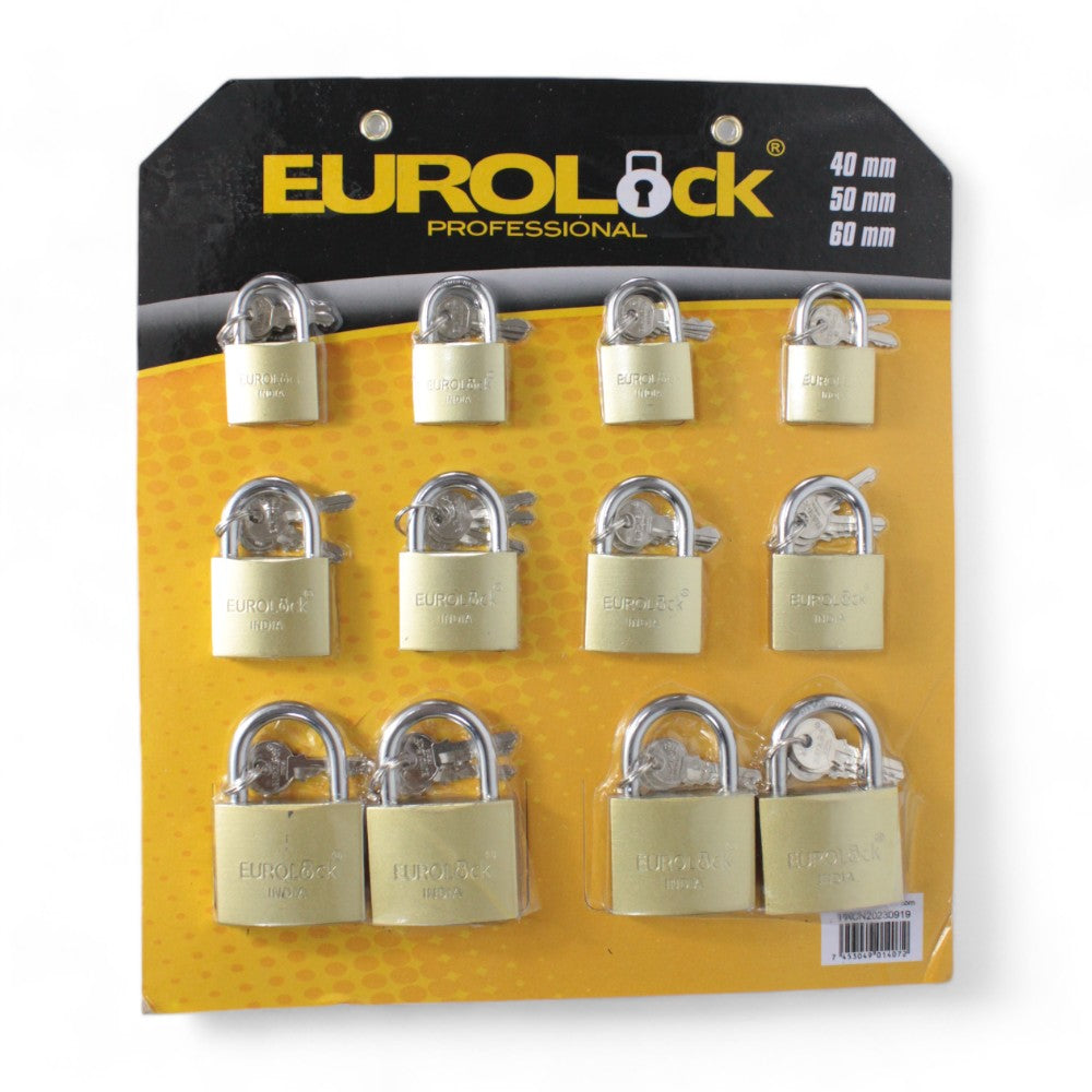 CANDADO BLISTER-DORADO