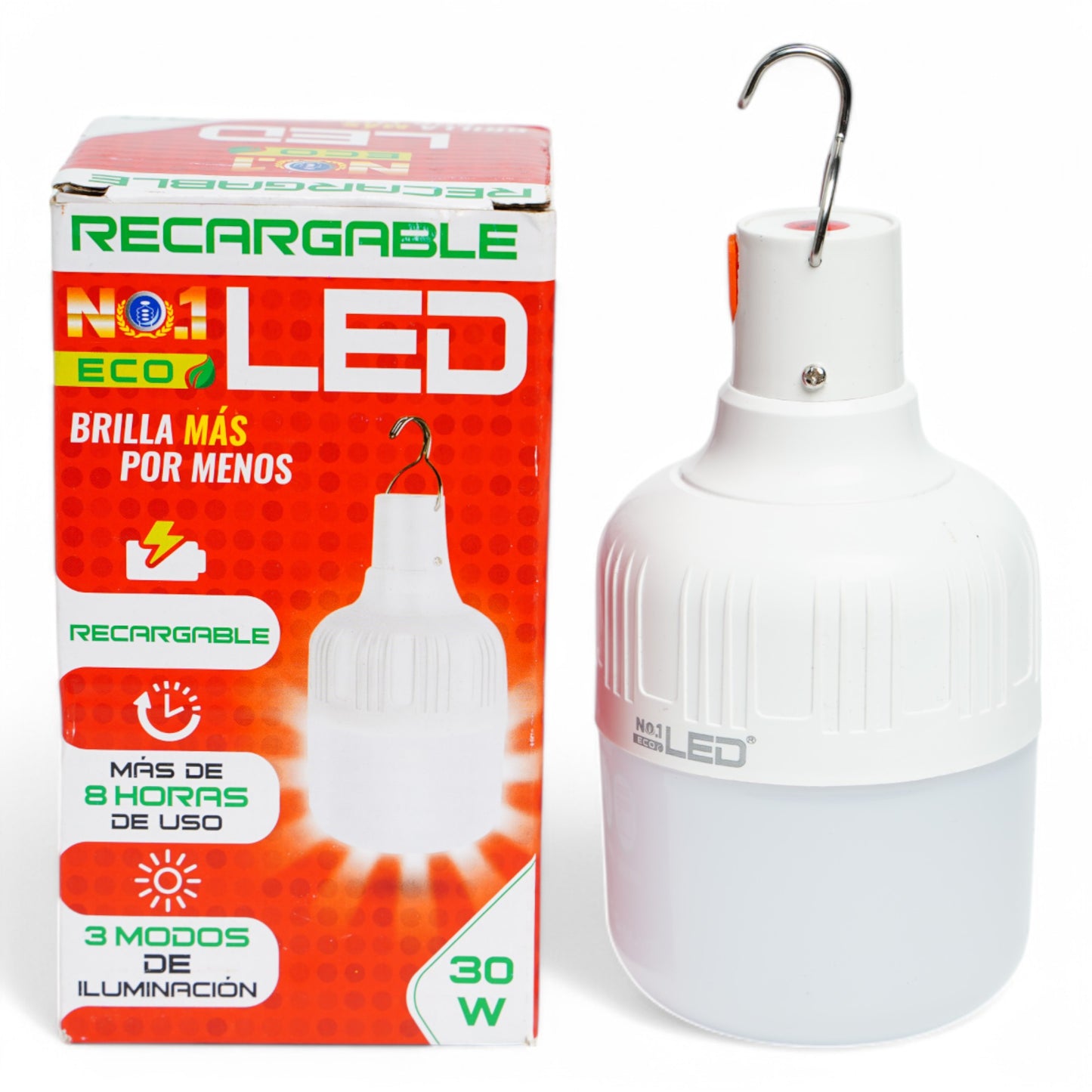 BOMBILLO USB RECARGABLE 30W