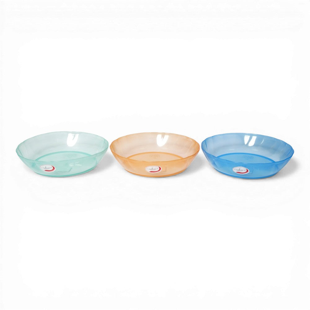 PLATO PLASTICO HONDO 21CM