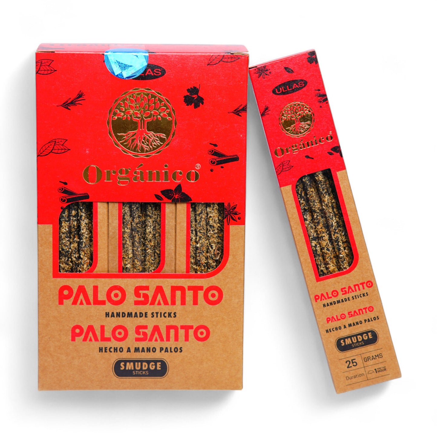 INCIENSO ORGANICO PALO SANTO (PAQ DE 10 UNI~25 GRAMOS)