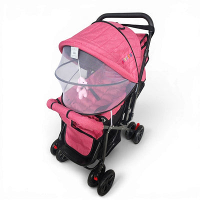 COCHE PARA BEBE ROSADO