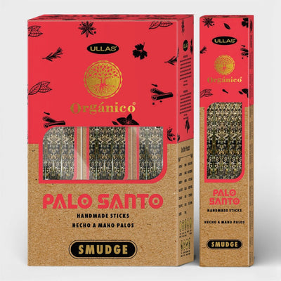 INCIENSO ORGANICO PALO SANTO (PAQ DE 10 UNI~25 GRAMOS)