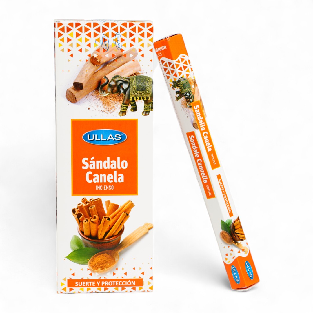 INCIENSO SANDALO-CANELA (CJA D/6 TUBOS)