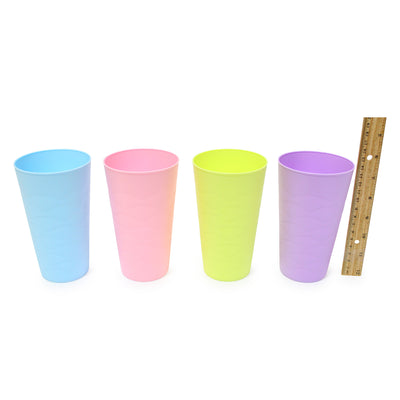 VASO PLASTICO 4 PZA (500ML)
