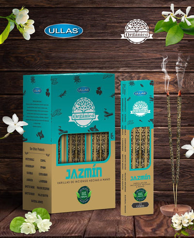 INCIENSO ORGANICO JAZMIN (PAQ DE 10 UNI~25 GRAMOS)