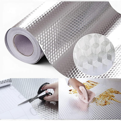 PAPEL ADHESIVO PLATEADO 60CMX2M