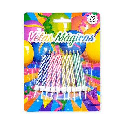 VELAS MAGICAS 10PZA