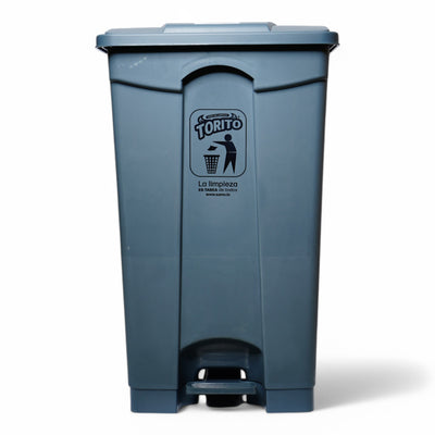 BASURERO PLASTICO C/RUEDA 87LT/23GAL