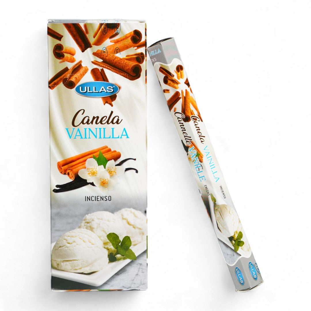 INCIENSO CANELA-VAINILLA (CJA D/6 TUBOS)