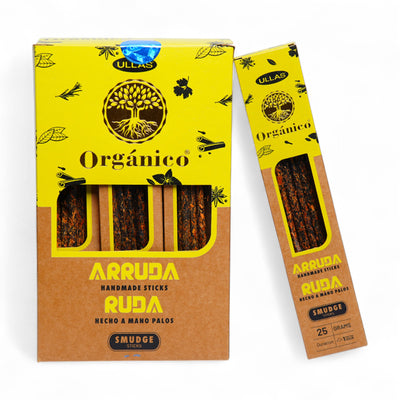 INCIENSO ORGANICO RUDA (PAQ DE 10 UNI~25 GRAMOS)
