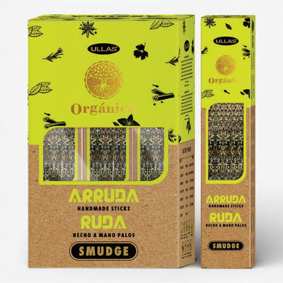 INCIENSO ORGANICO RUDA (PAQ DE 10 UNI~25 GRAMOS)