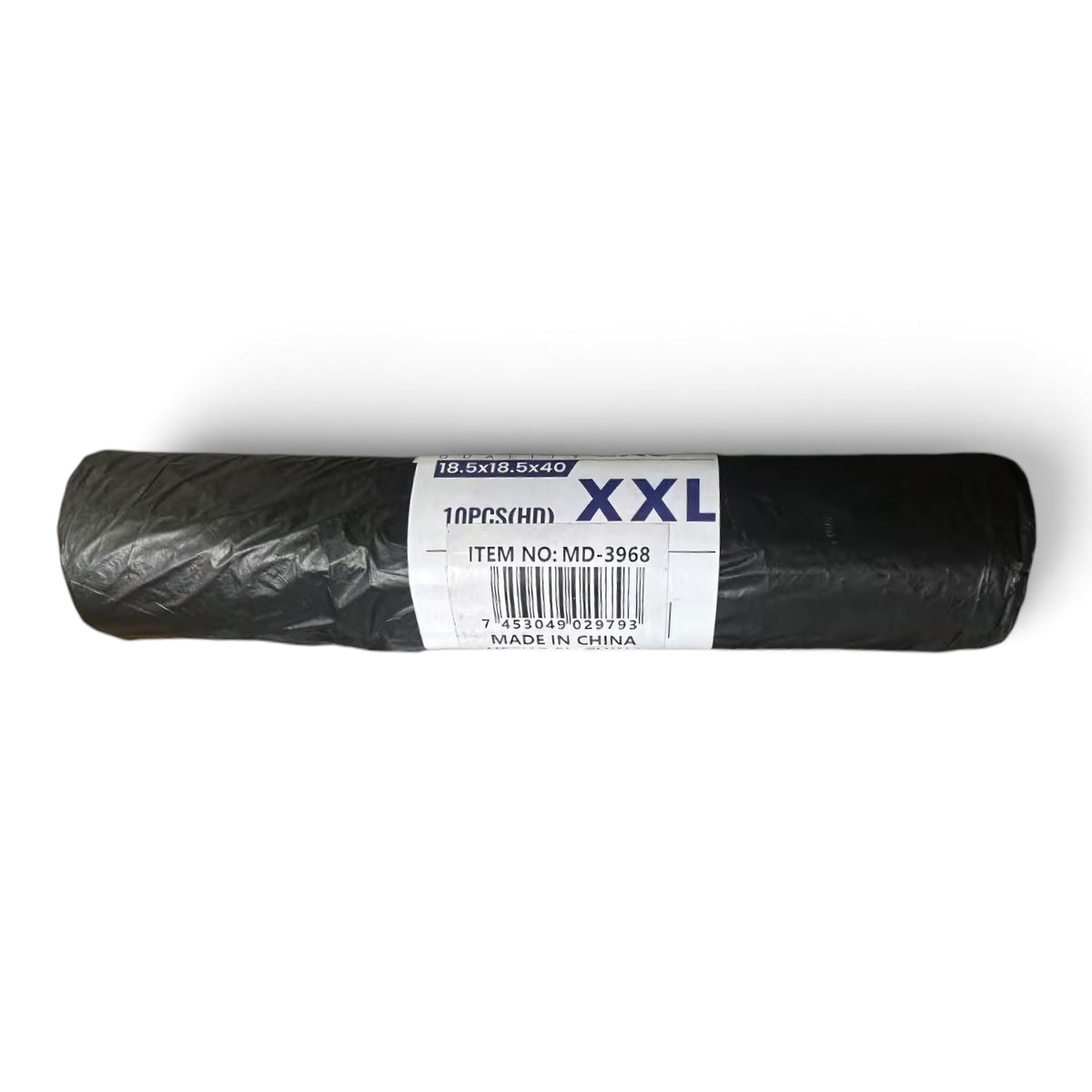 BOLSA P/BASURA NEGRA 90X100CM 35GAL (10PZAXROLL)