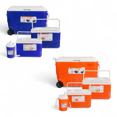 HIELERA 4PZA C/RUEDA 50L+14L+6L+1.25L