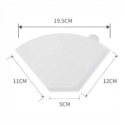 FILTRO DESECHABLE P/CAFETERA 19.5X5X11CM (PAQ DE 50)