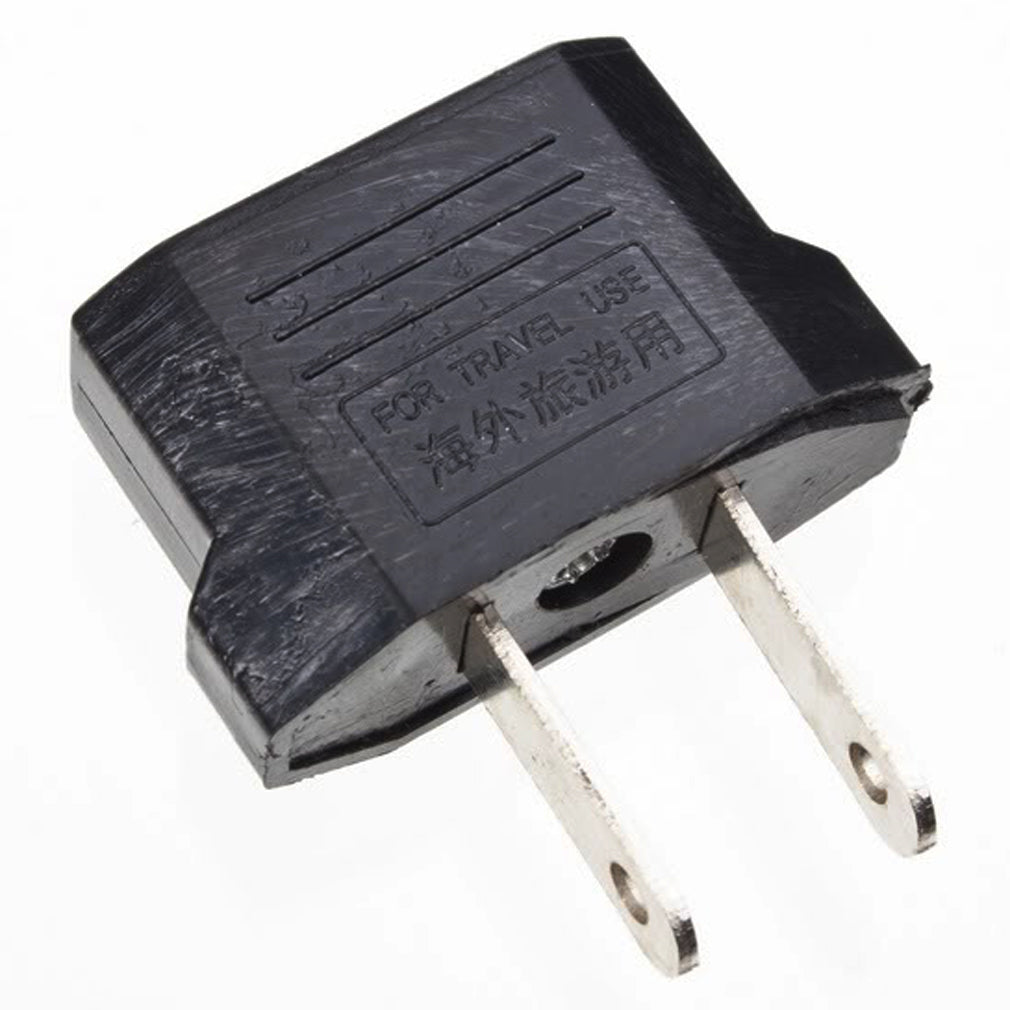 CONECTOR 220V A 110V (REDONDO A PLANO)