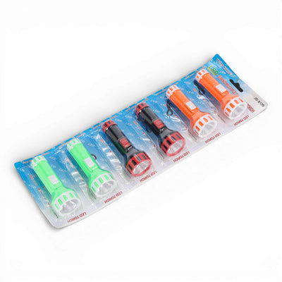 LINTERNA LED 8X3CM (RISTRA DE 6PZA)