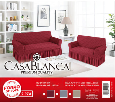 JGO. DE SOFA 3+2 UNICOLOR