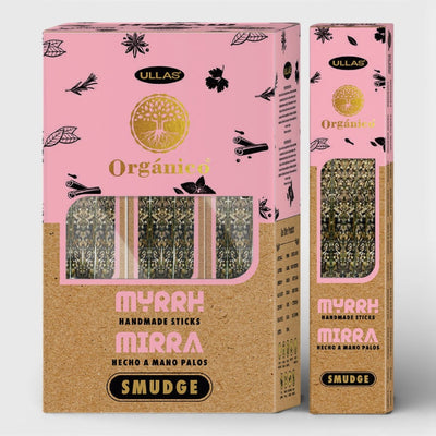 INCIENSO ORGANICO MIRRA (PAQ DE 10 UNI~25 GRAMOS)