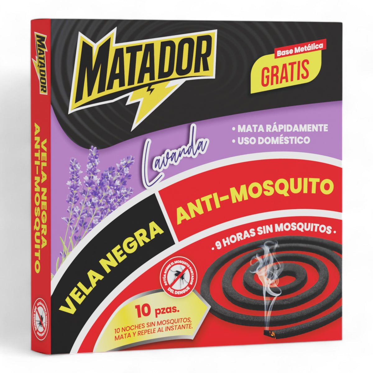 VELA ANTI MOSQUITO LAVANDA (60PAQ/BTO)