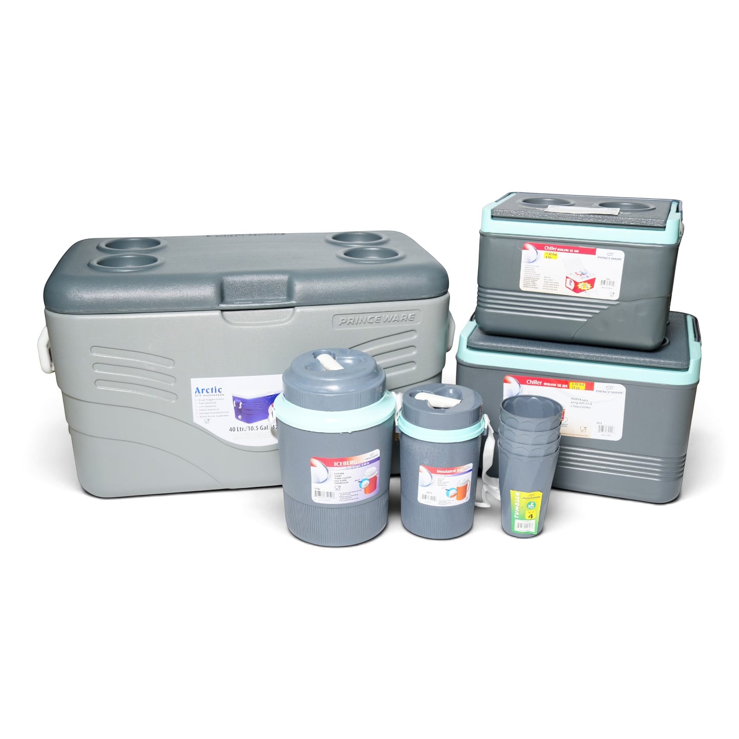 HIELERA 5PZA 40LT+14L+6L+2.4L+1.25L