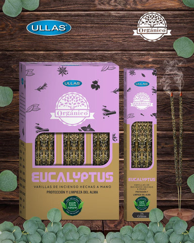 INCIENSO ORGANICO EUCALIPTO (PAQ DE 10 UNI~25 GRAMOS)