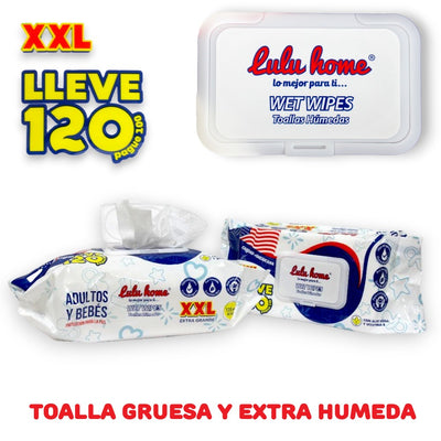 TOALLITAS HUMEDAS 120 WIPES