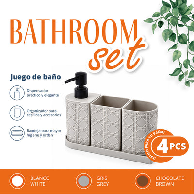 SET DE BAÑO DINAMICO (4PZA)