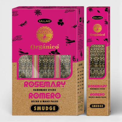 INCIENSO ORGANICO ROMERO (PAQ DE 10 UNI~25 GRAMOS)