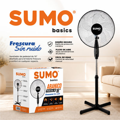 ABANICO 16" TURBO PLASTICO