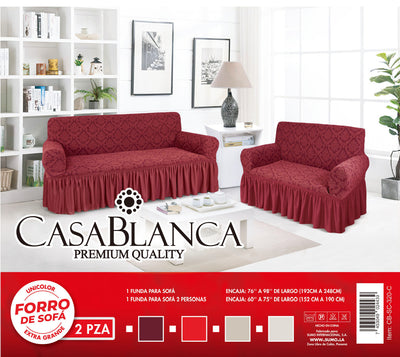 JGO. DE SOFA 3+2 UNICOLOR