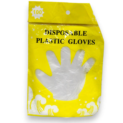 GUANTES DE PLASTICO DESECHABLES 15X24CM