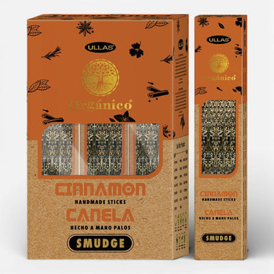 INCIENSO ORGANICO CANELA (PAQ DE 10 UNI~25 GRAMOS)