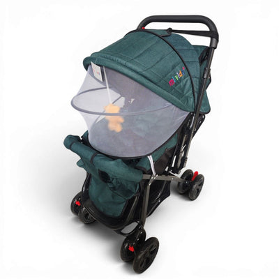 COCHE PARA BEBE VERDE