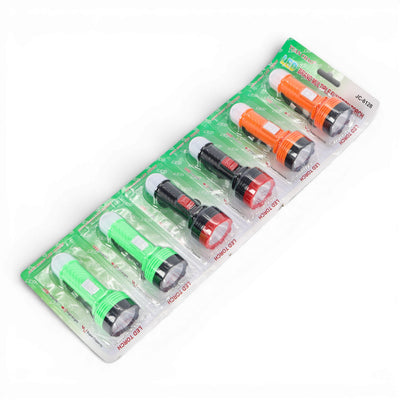 LINTERNA LED 12X4.7CM (RISTRA DE 6PZA)