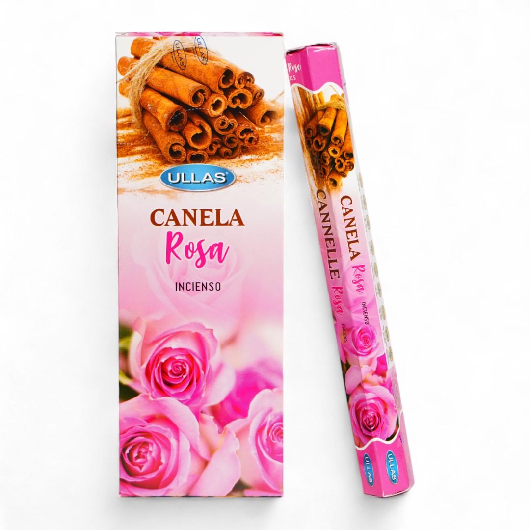 INCIENSO CANELA-ROSA (CJA D/6 TUBOS)