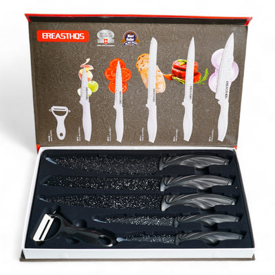 JUEGO DE 6PZA CUCHILLO/PELADOR