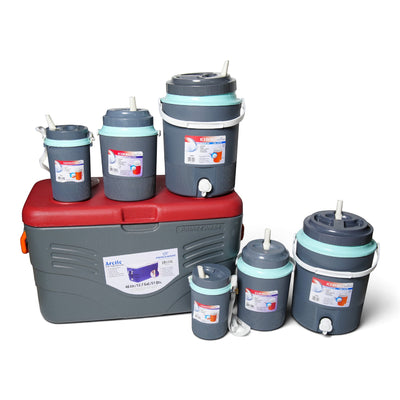 HIELERA 7PZA 48LT+2SET TERMO TRINITY