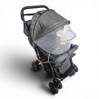 COCHE PARA BEBE GRIS