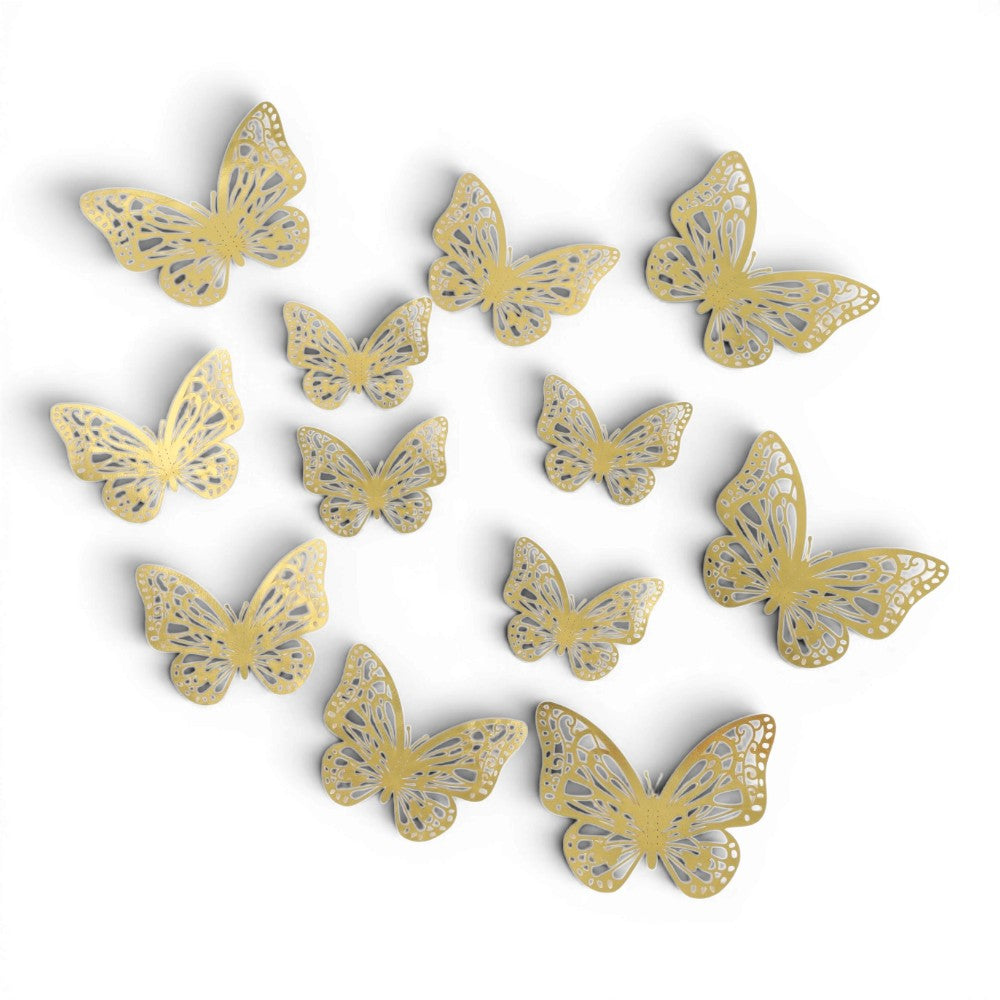 DECORATIVOS ADHESIVOS ESTILO MARIPOSA