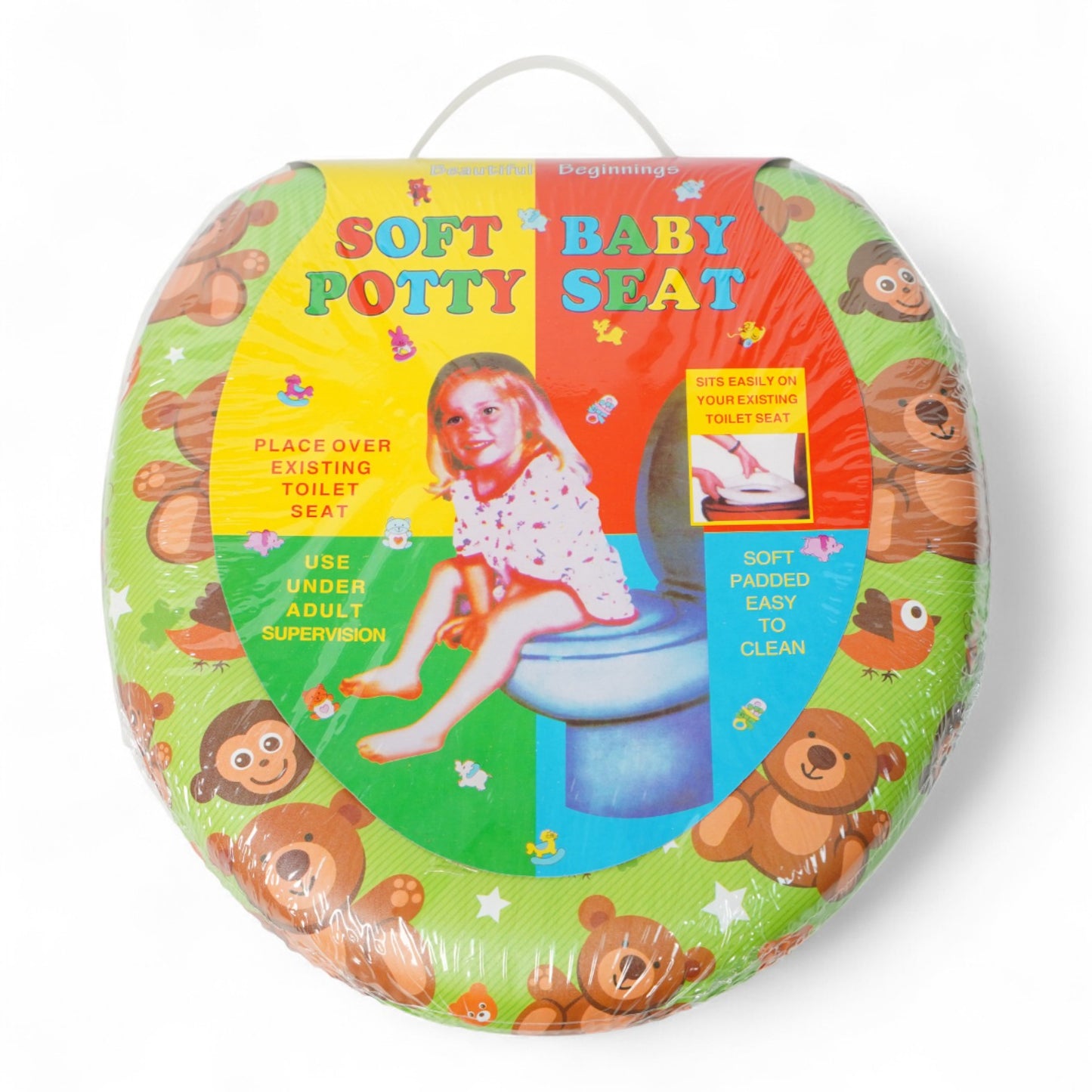 ASIENTO P/INODORO INFANTIL NIÑOS 29X27CM