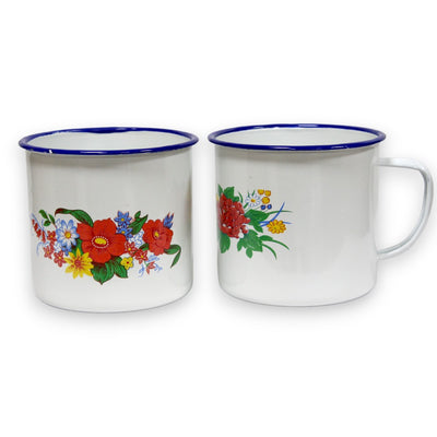 TAZA ESMALTADA 12CM