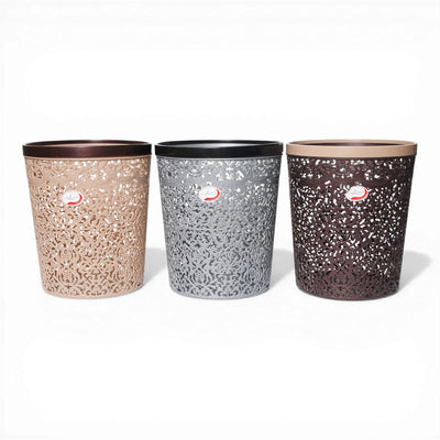 BASURERO PLASTICO 21.5X21.5X25CM