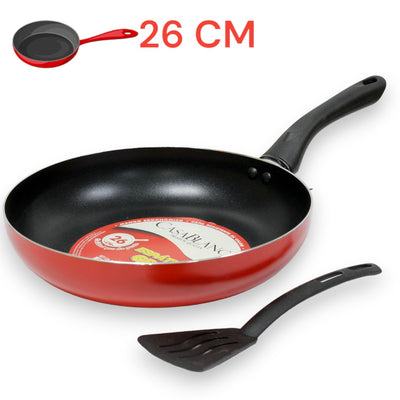 SARTEN NON STICK ROJO 26CM